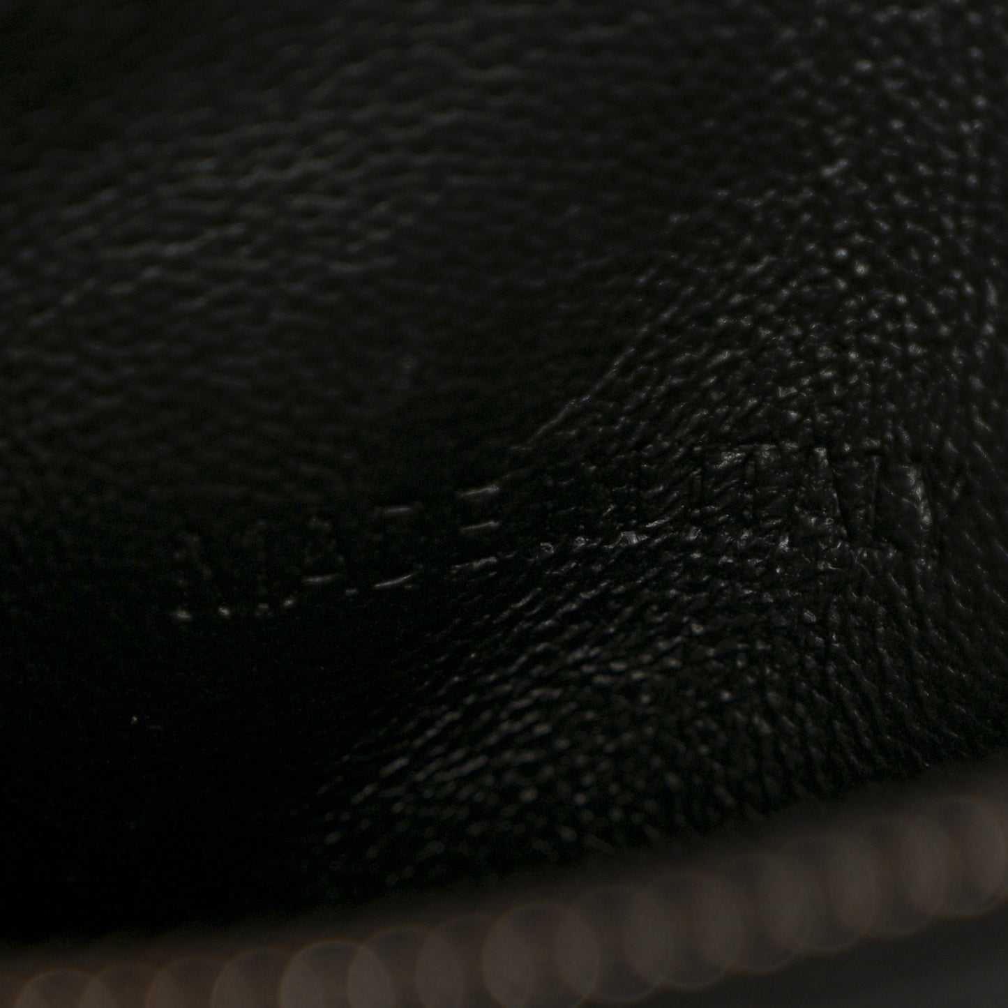 Grained Calfskin Small Hourglass Top Handle Bag Black