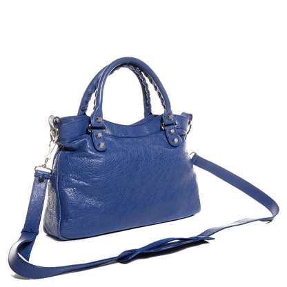 Balenciaga Agneau Giant 12 Silver Hardware Town Bleut Bleu Glacier 3 of 13