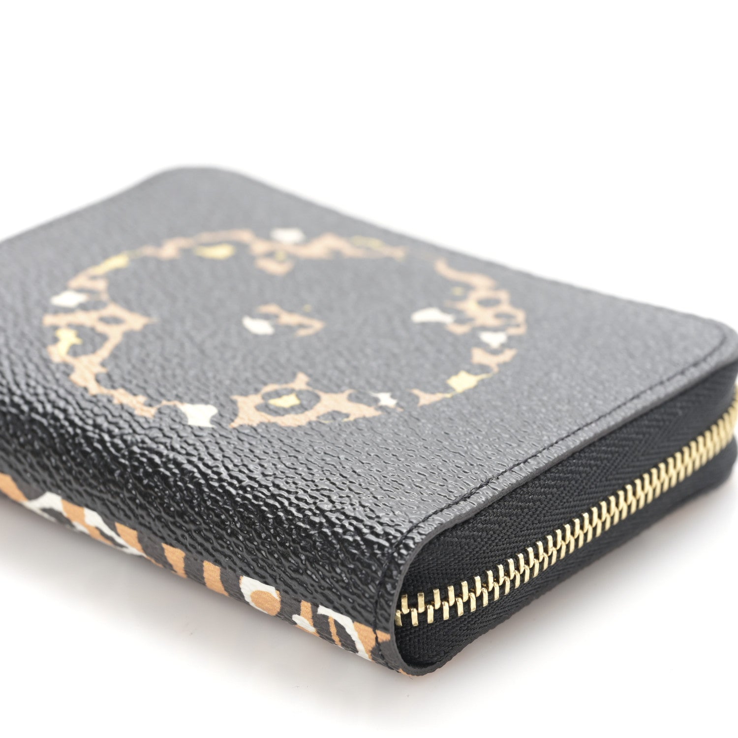 Louis Vuitton Monogram Giant Jungle Zippy Coin Purse Black 8 of 9