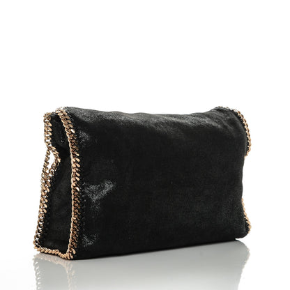 Stella McCartney Shaggy Deer Falabella Fold Over Tote Black 3 of 7