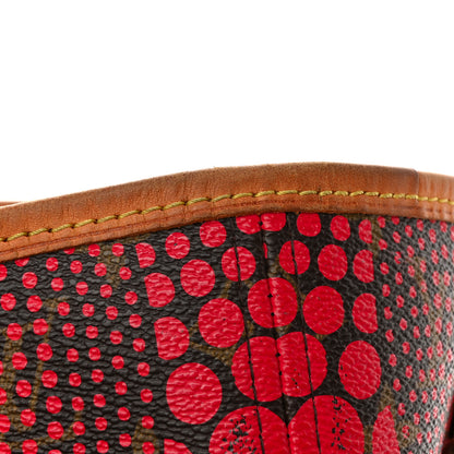 Louis Vuitton Monogram Kusama Waves Neverfull MM Red 12 of 13