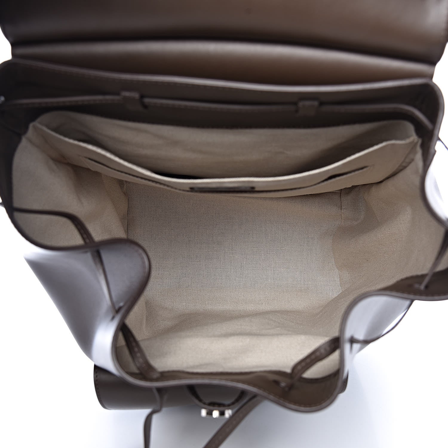 Mansur Gavriel Calfskin Technical Backpack Chocolate 5 of 10