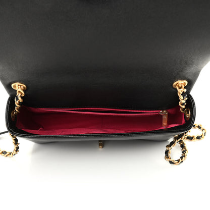 Chanel Caviar Quilted Medium Fashion Therapy Flap Bag Black 5 of 10