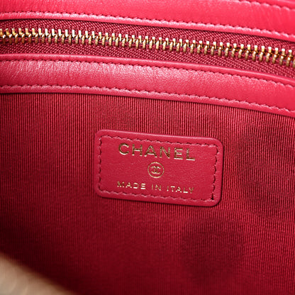 Chanel Goatskin Quilted Chanel 19 Pouch Black 6 of 9