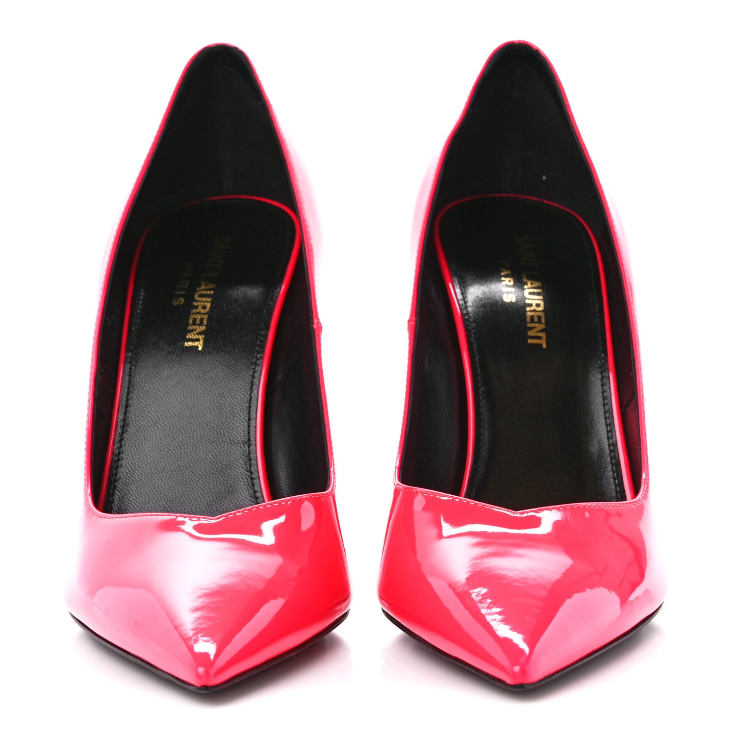 Patent Calfskin Kiki 100 Pumps 37.5 Fuxia Fluo