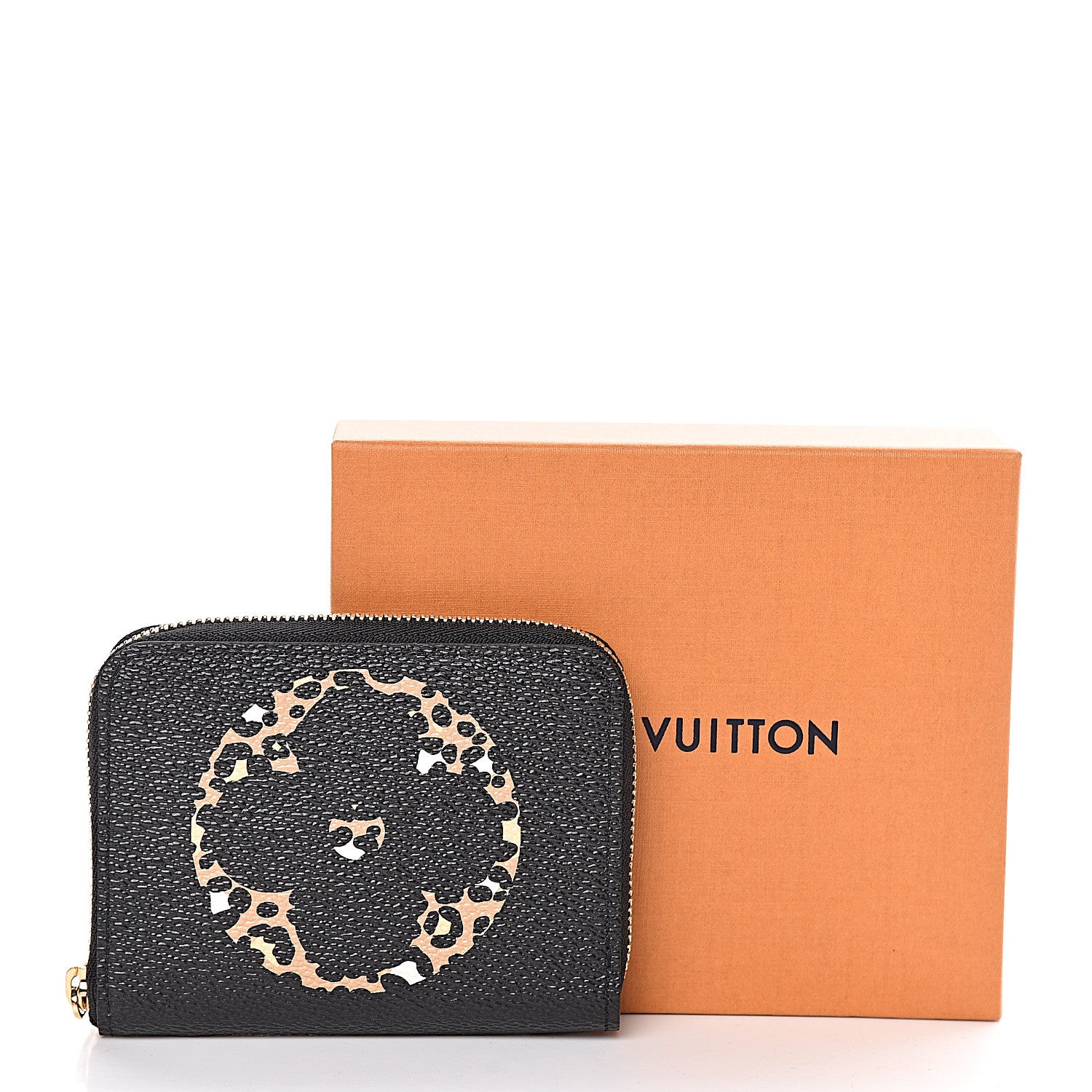 Louis Vuitton Monogram Giant Jungle Zippy Coin Purse Black 7 of 7