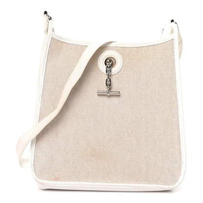 Hermes Toile H Ardennes Vespa PM White 1 of 11