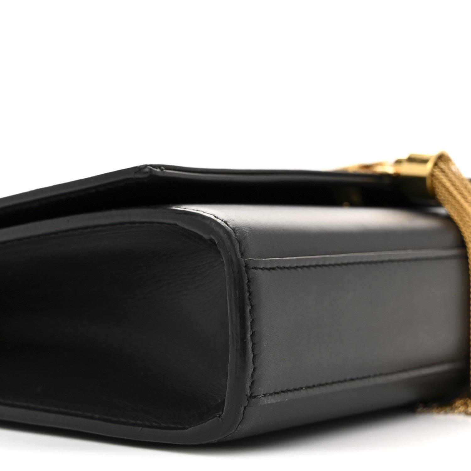 Saint Laurent Smooth Calfskin Medium Classic Monogram Kate Tassel Satchel Black 9 of 16