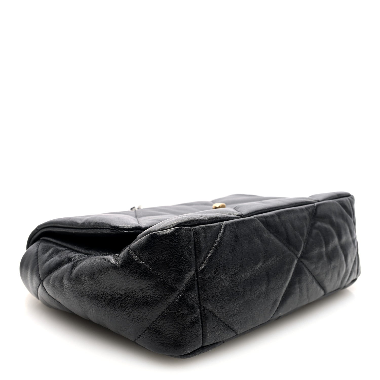 Chanel Goatskin Quilted Medium Chanel 19 Flap Black 4 of 10