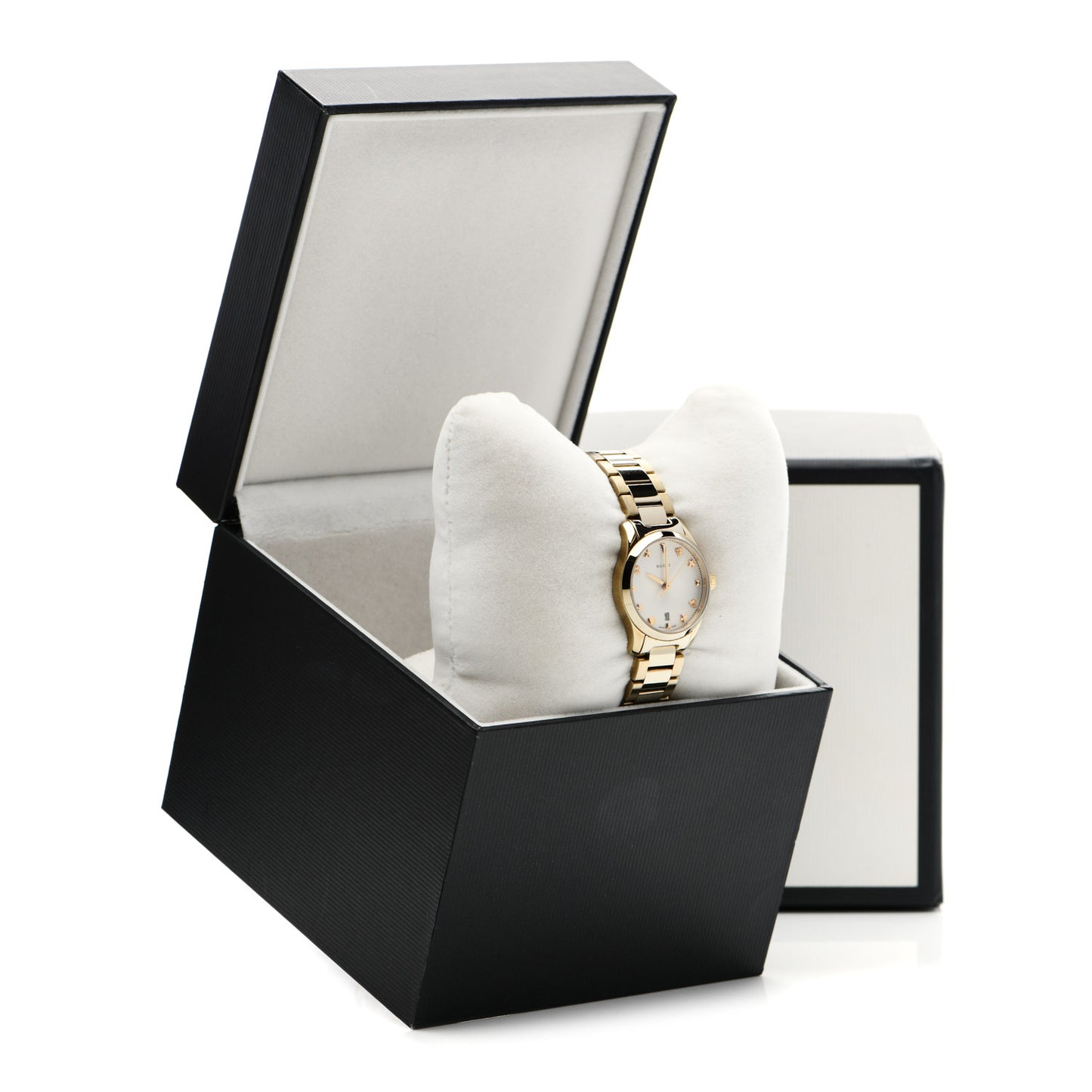 Stainless Steel 27mm G-Timeless Charm Quartz Watch Gold