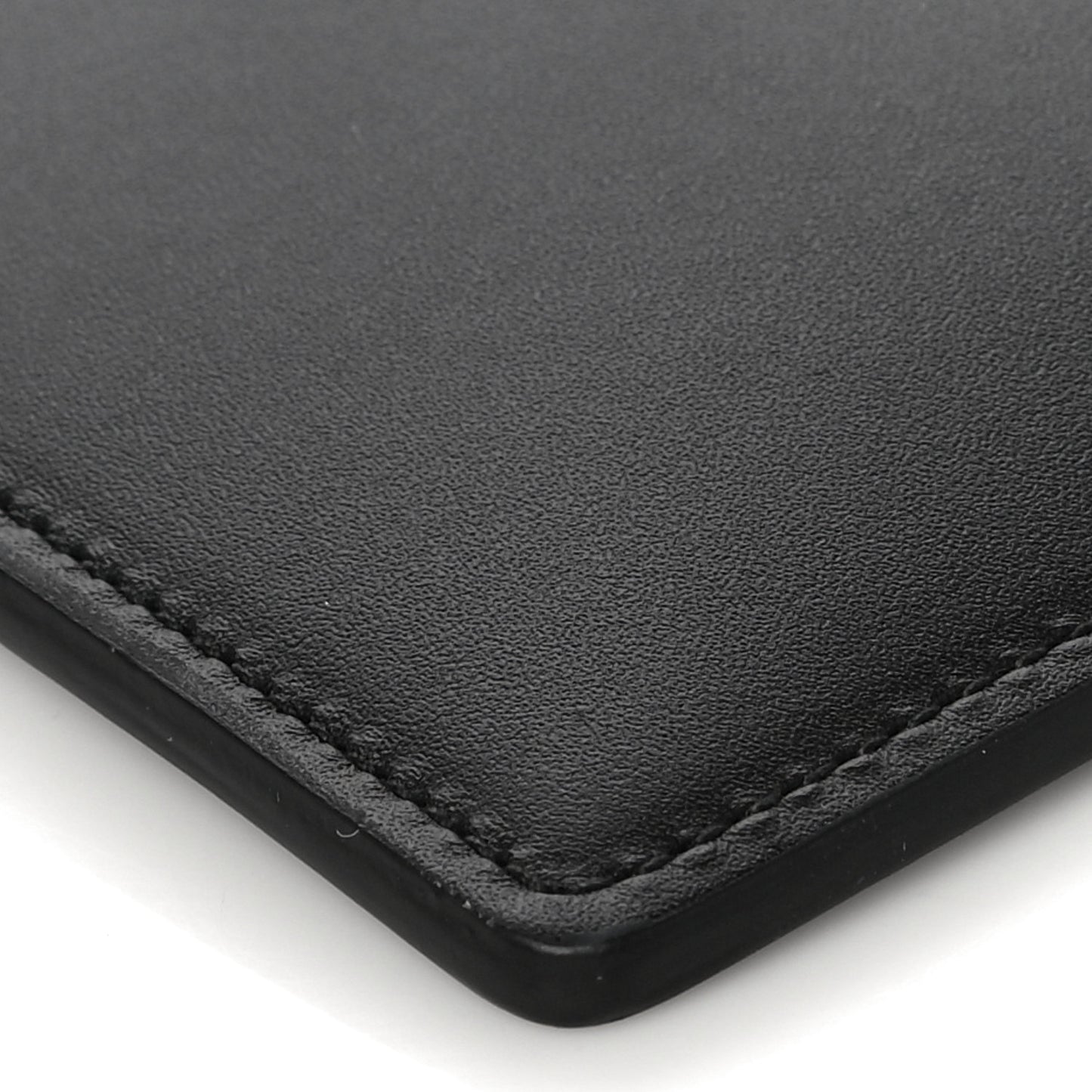 Calfskin GucciGhost Life is Gucci Zip Pouch Black