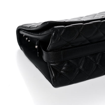 Chanel Goatskin Quilted Large City Rock Flap Black 9 of 11