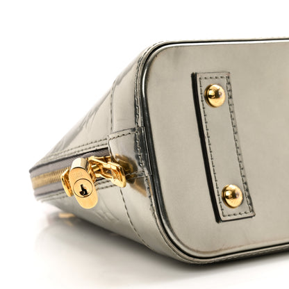 Louis Vuitton LOUIS VUITTON Vernis Alma BB Gris Metal 8 of 9