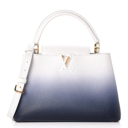 Louis Vuitton Taurillon Capucines PM Blue Marine 1 of 7