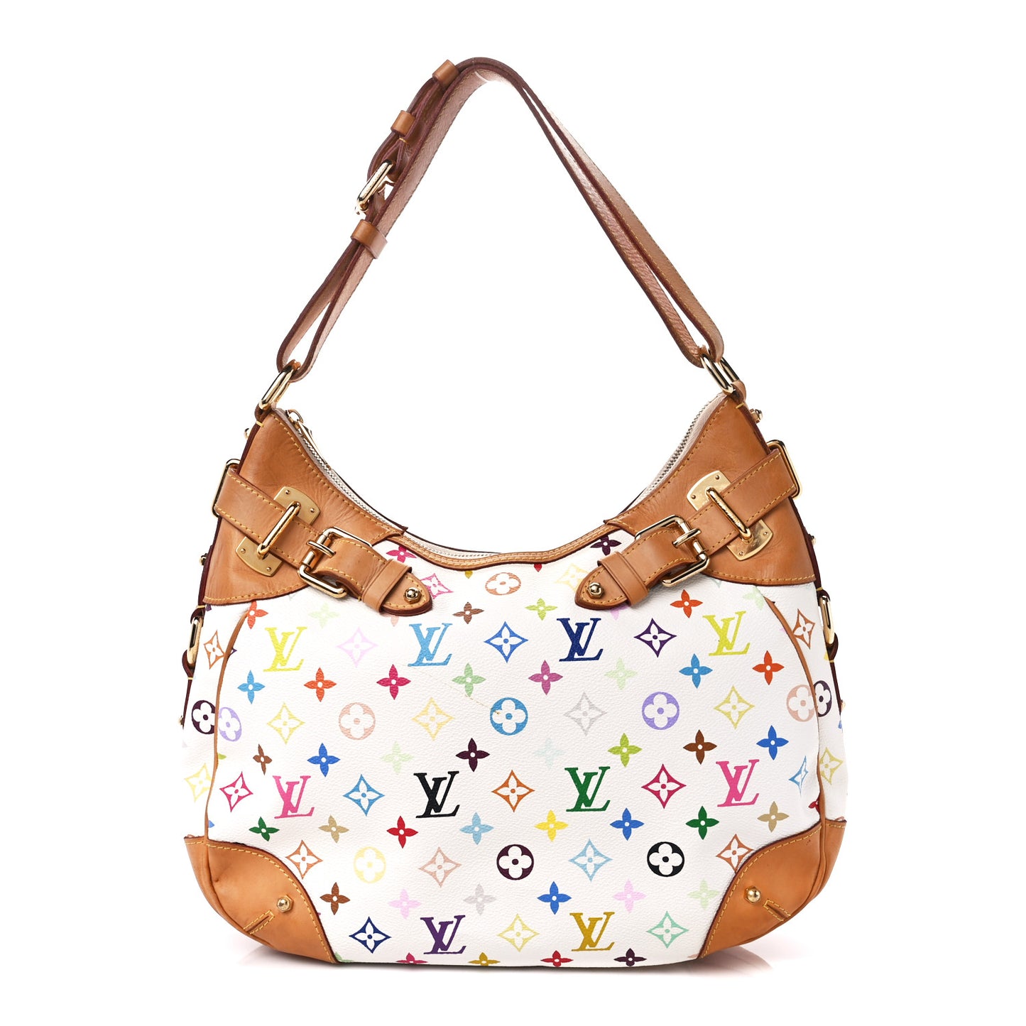 Monogram Multicolor Greta White