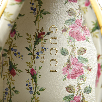 Gucci Metallic Nappa Crystal Web Womens Ace Sneakers 38 Oro Vecchio 5 of 8