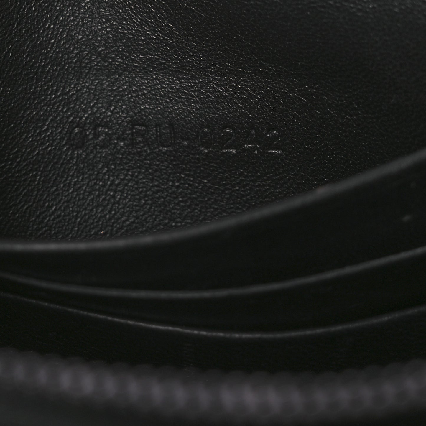 Calfskin Macrocannage Mini Caro Bag Black