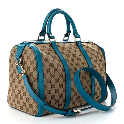 Gucci Monogram Medium Joy Boston Blue 2 of 12