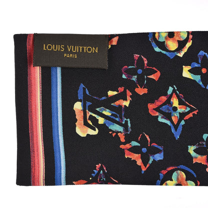 Louis Vuitton Silk Monogram Rainbow Bandeau Black 4 of 5