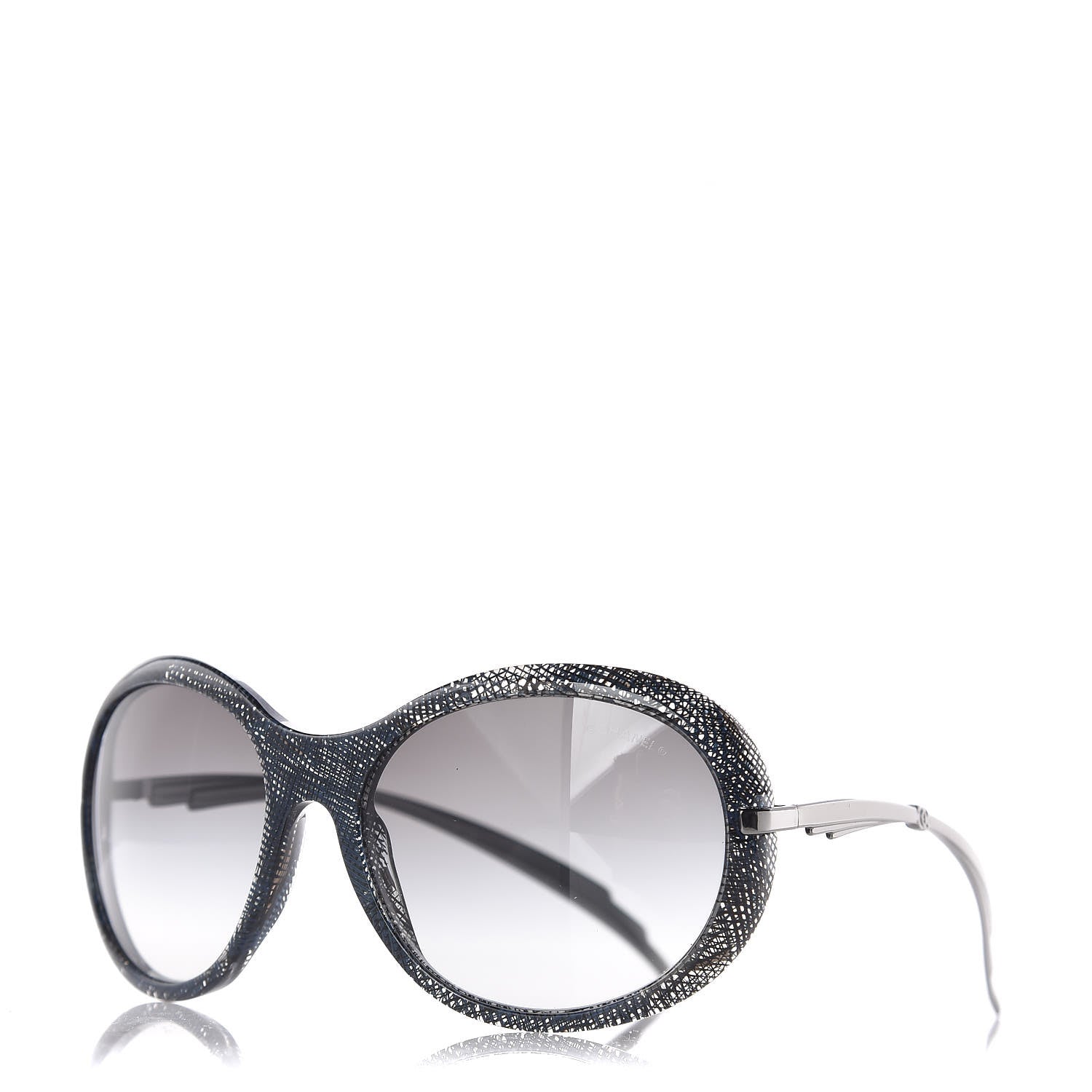 Chanel CC Sunglasses 5152 Blue Silver 1 of 7