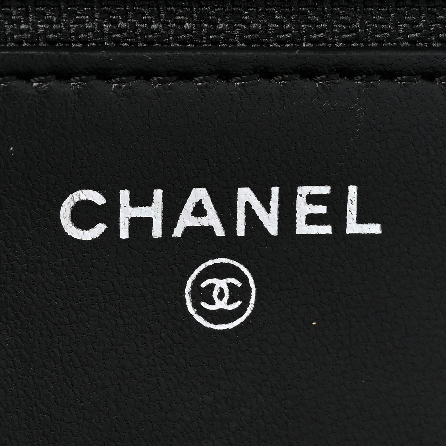 Chanel Lambskin Quilted Wallet On Chain WOC Black 8 of 10