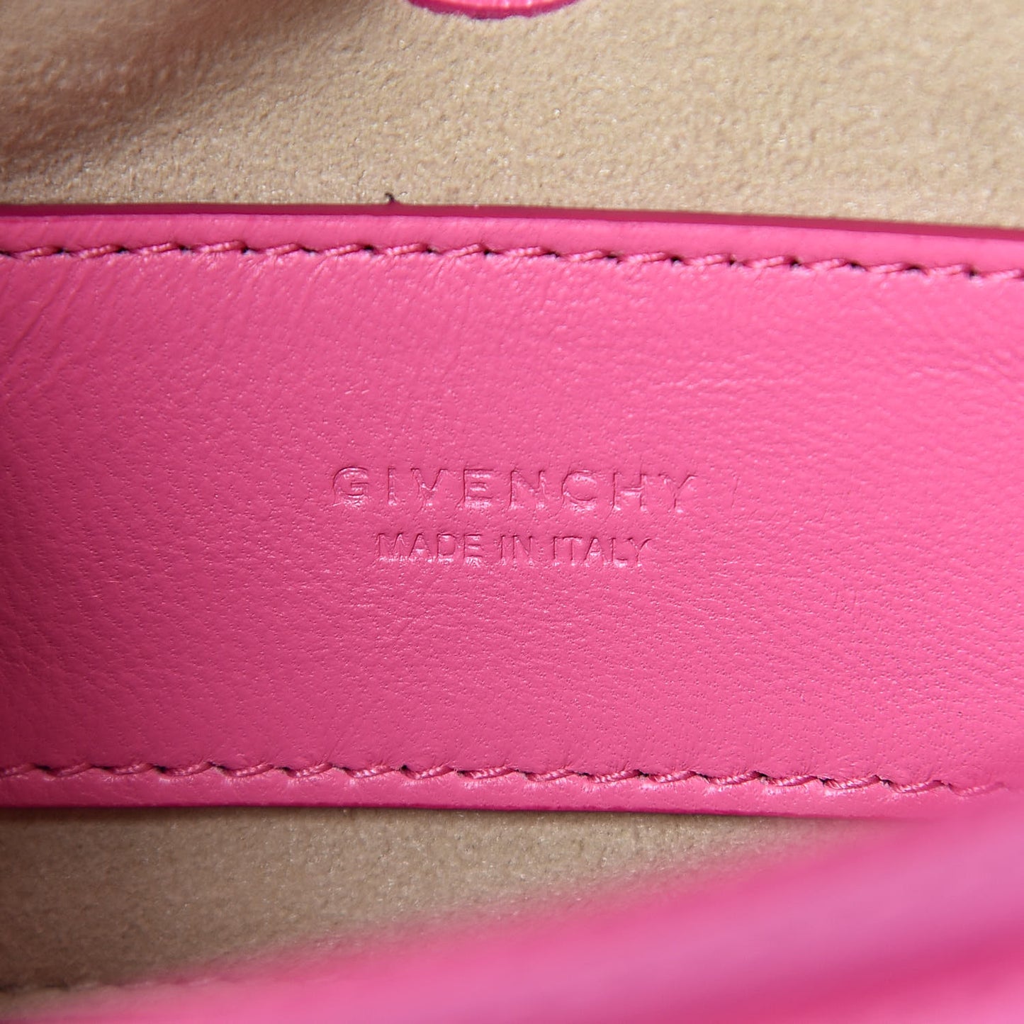 Goatskin Quilted GV3 Mini Pocket Convertible Bag Pink