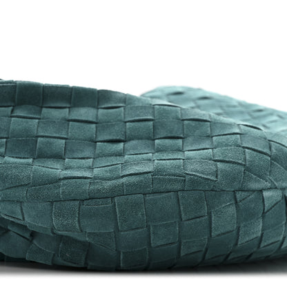 Bottega Veneta Suede Calfskin Intrecciato Teen Jodie Hobo Scuba 8 of 10