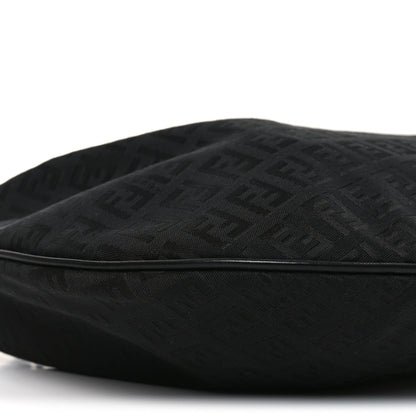 Fendi Zucchino Vitello Medium Chef Hobo Black 8 of 9