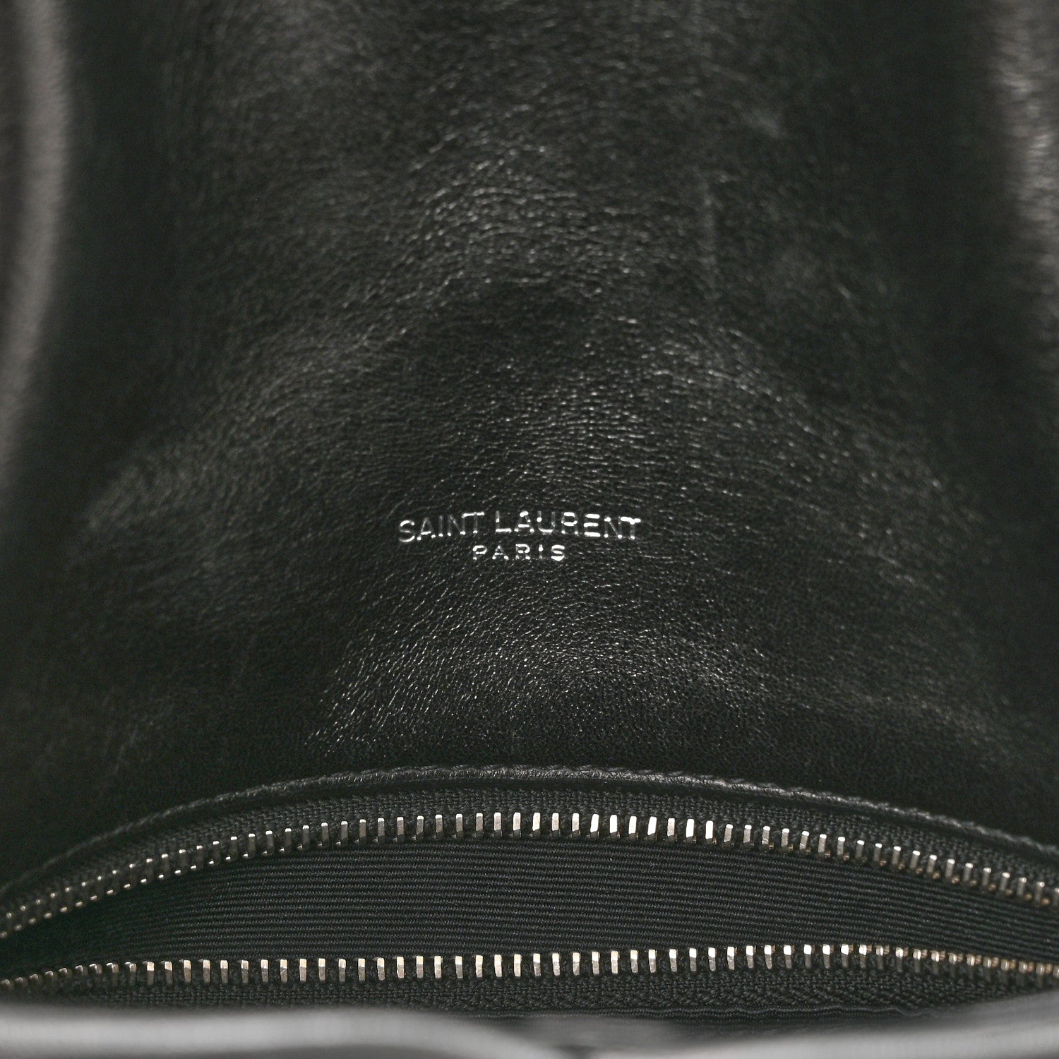 Saint Laurent Lambskin Quilted Small Loulou Puffer Monogram Chain Satchel Black 6 of 11