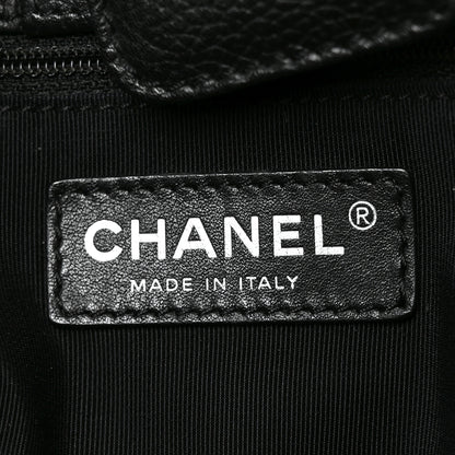 Chanel Calfskin Cerf Executive Shopper Tote Black 6 of 11