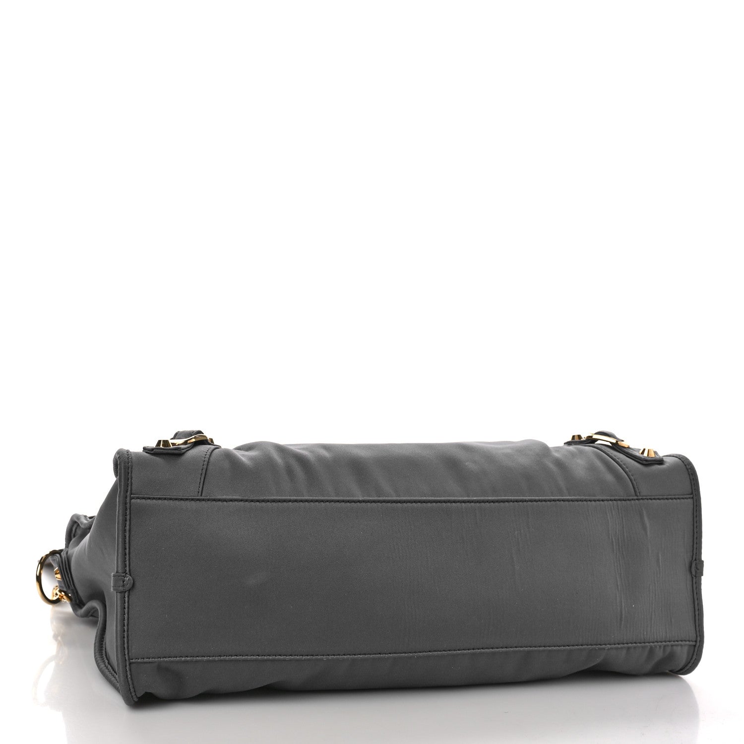 Balenciaga Satin Classic Gold Hardware City Gris Ardoise 4 of 9