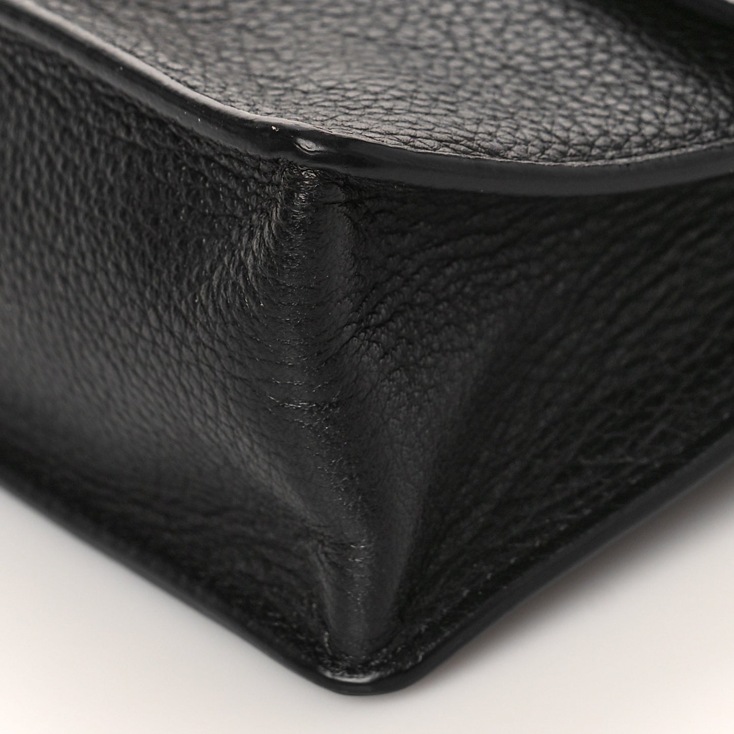 Grainy Pebbled Rebel Crossbody Bag Black