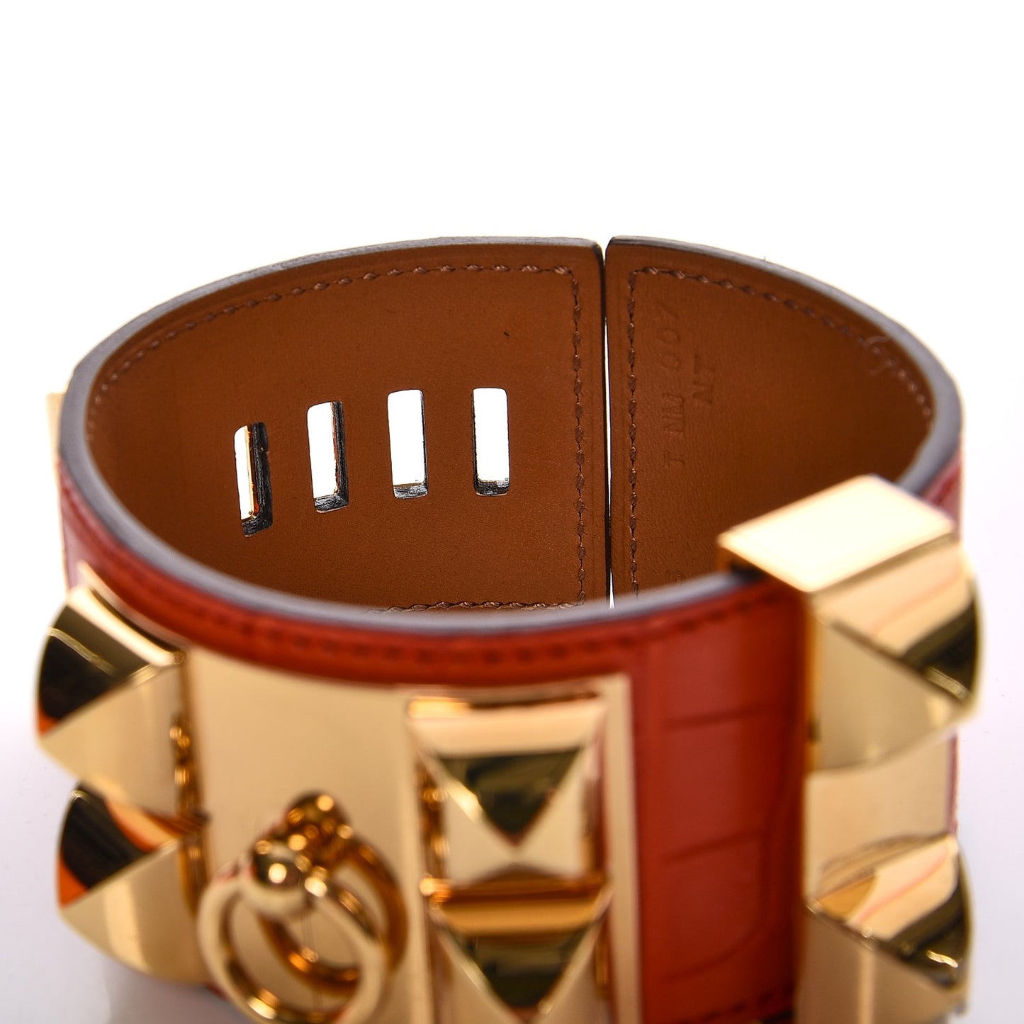 Matte Alligator Collier De Chien CDC Bracelet S Poppy