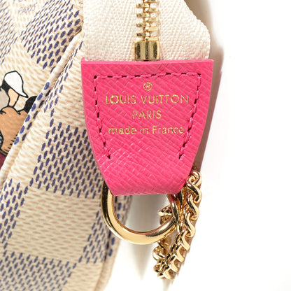 Louis Vuitton Damier Azur 2015 Christmas Animation Mini Pochette Accessories 8 of 8
