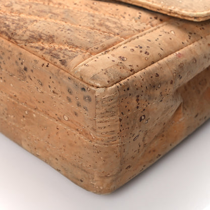 Chanel Cork Chevron Quilted Small Mademoiselle Flap Beige 10 of 16