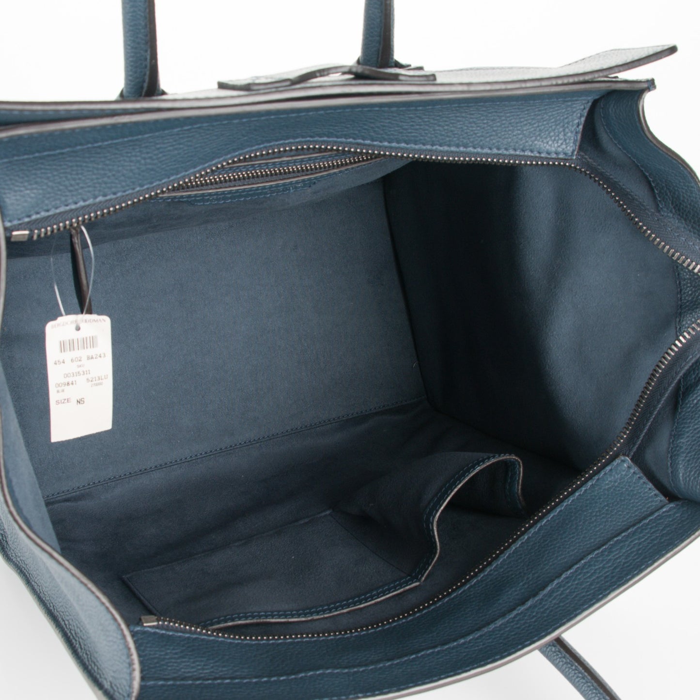 Drummed Calfskin Mini Luggage Orage