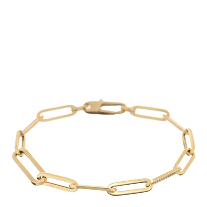 Roberto Coin 18K Yellow Gold Paper Clip Link Bracelet 1 of 4