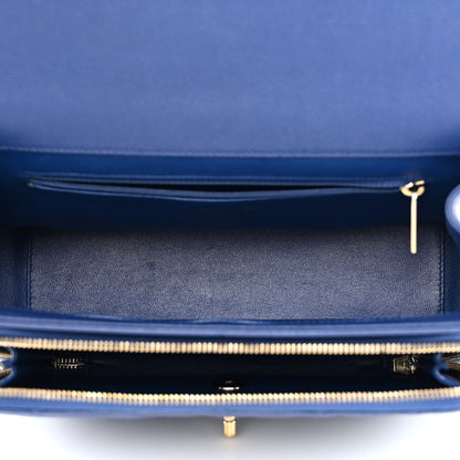 Chanel Caviar Quilted Large Business Affinity Flap Blue 5 of 11