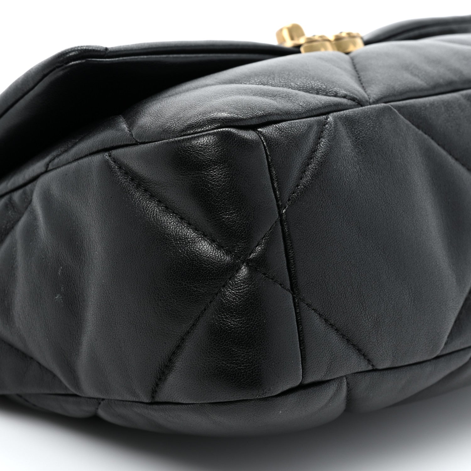 Chanel Lambskin Quilted Medium Chanel 19 Flap Black 9 of 10