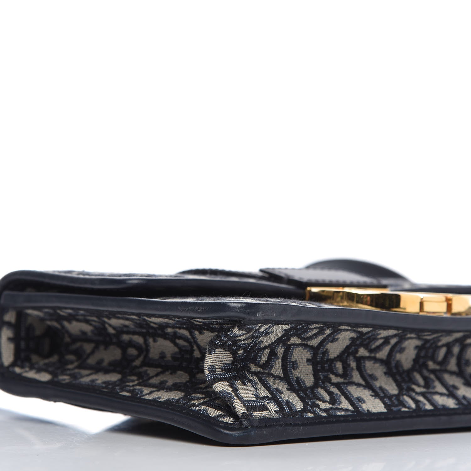 Christian Dior Oblique 30 Montaigne Flap Bag Blue 6 of 10