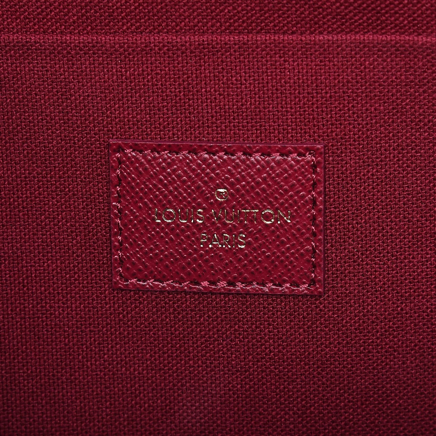 Monogram Pochette Felicie Chain Wallet Fuchsia