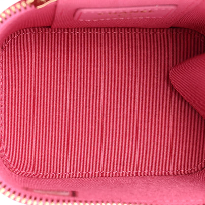 Chanel Caviar Quilted Mini Vanity Case With Chain Pink 5 of 10