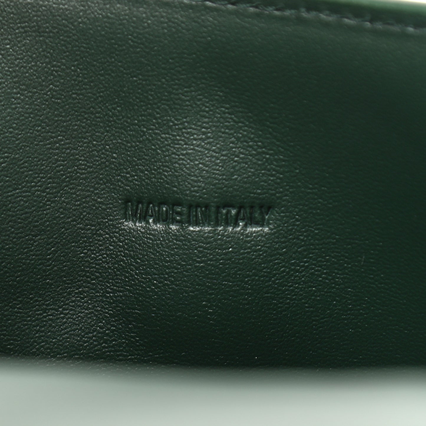 Shiny Calfskin Crocodile Embossed Hourglass Top Handle Bag XS Forest Green