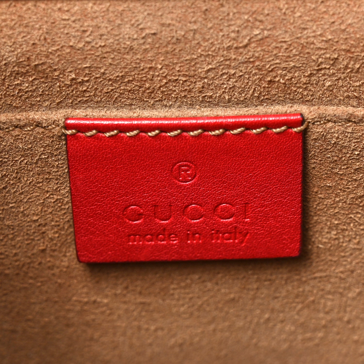 Gucci GG Supreme Monogram Calfskin Small Padlock Shoulder Bag Beige Hibiscus Red New Rosette 5 of 10