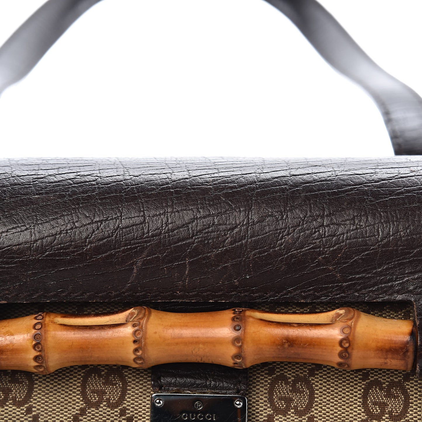 Monogram Bamboo Bullet Bag Dark Brown