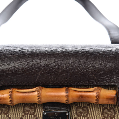Gucci Monogram Bamboo Bullet Bag Dark Brown 11 of 22