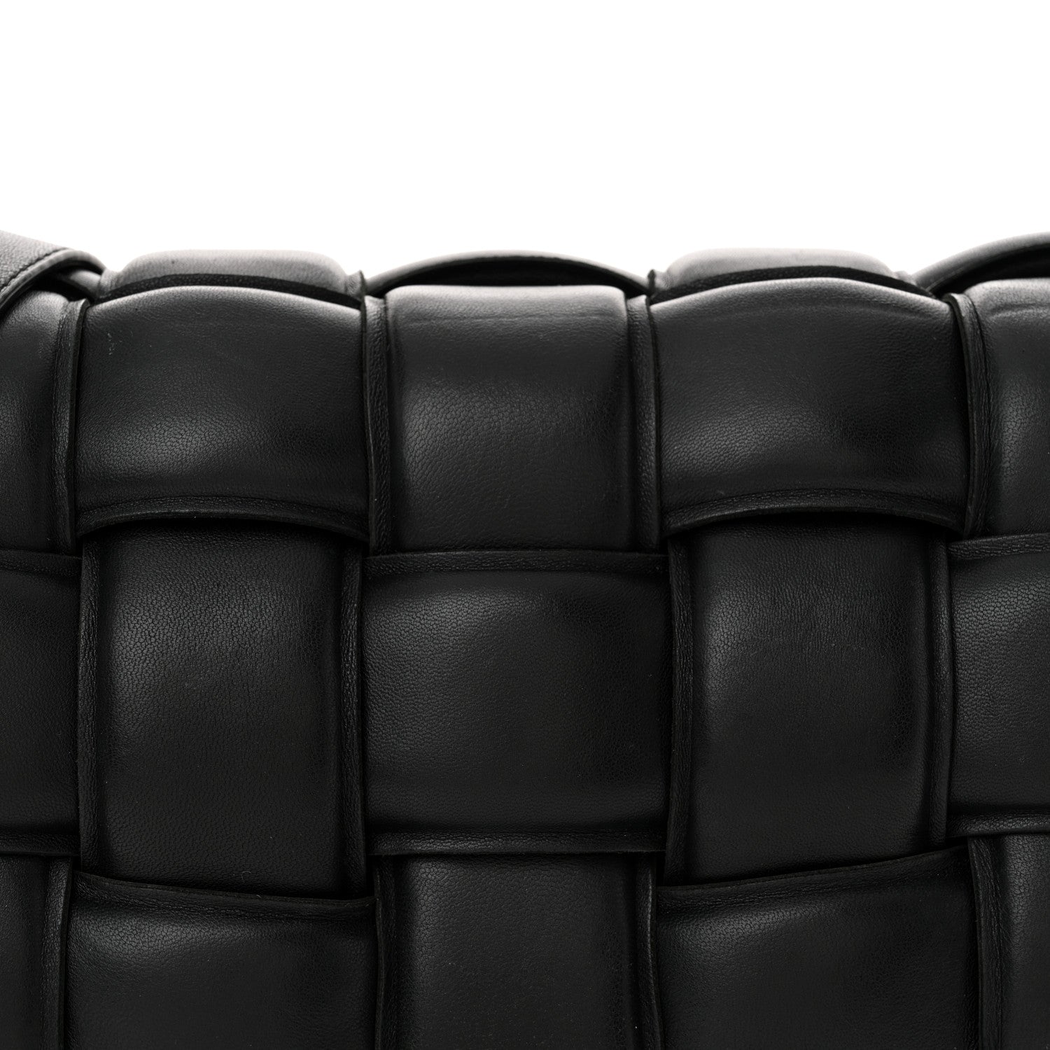 Bottega Veneta Nappa Maxi Intreccio Padded Cassette Crossbody Bag Black 8 of 16