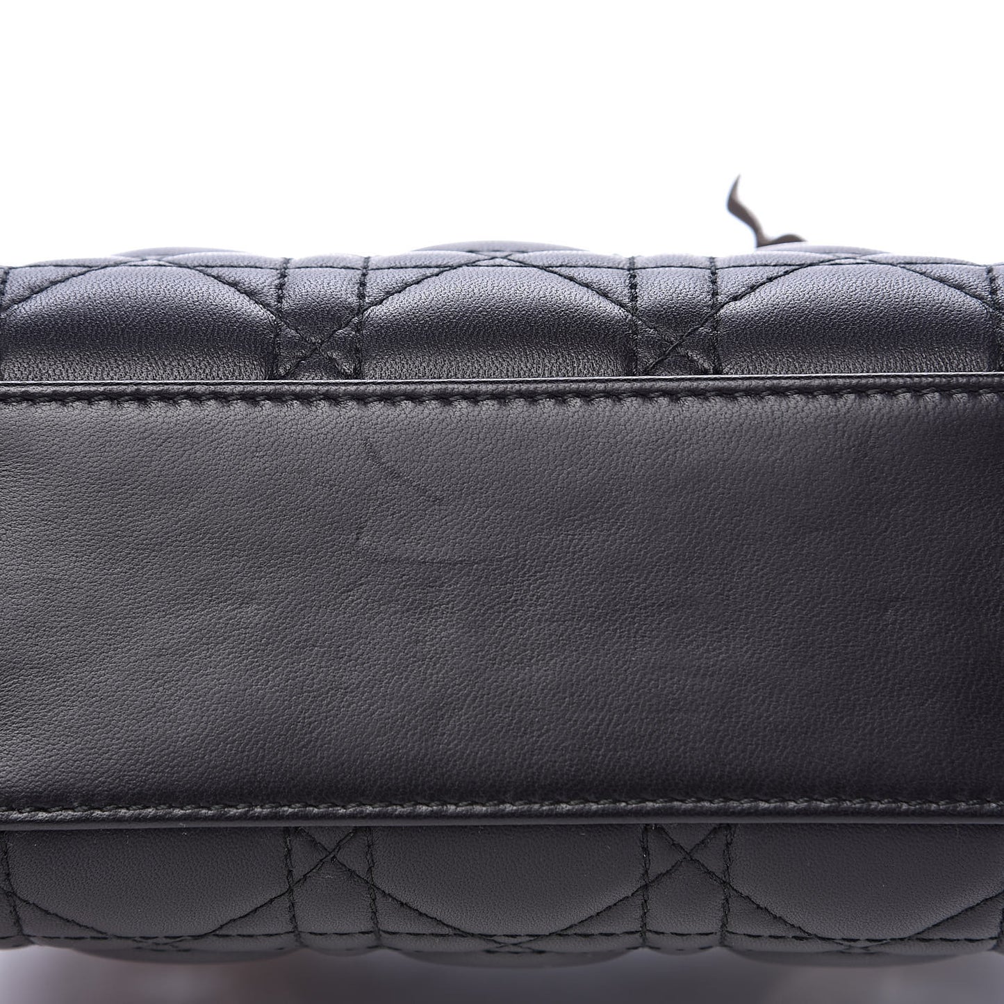 Lambskin Cannage Mini Lady Dior Black