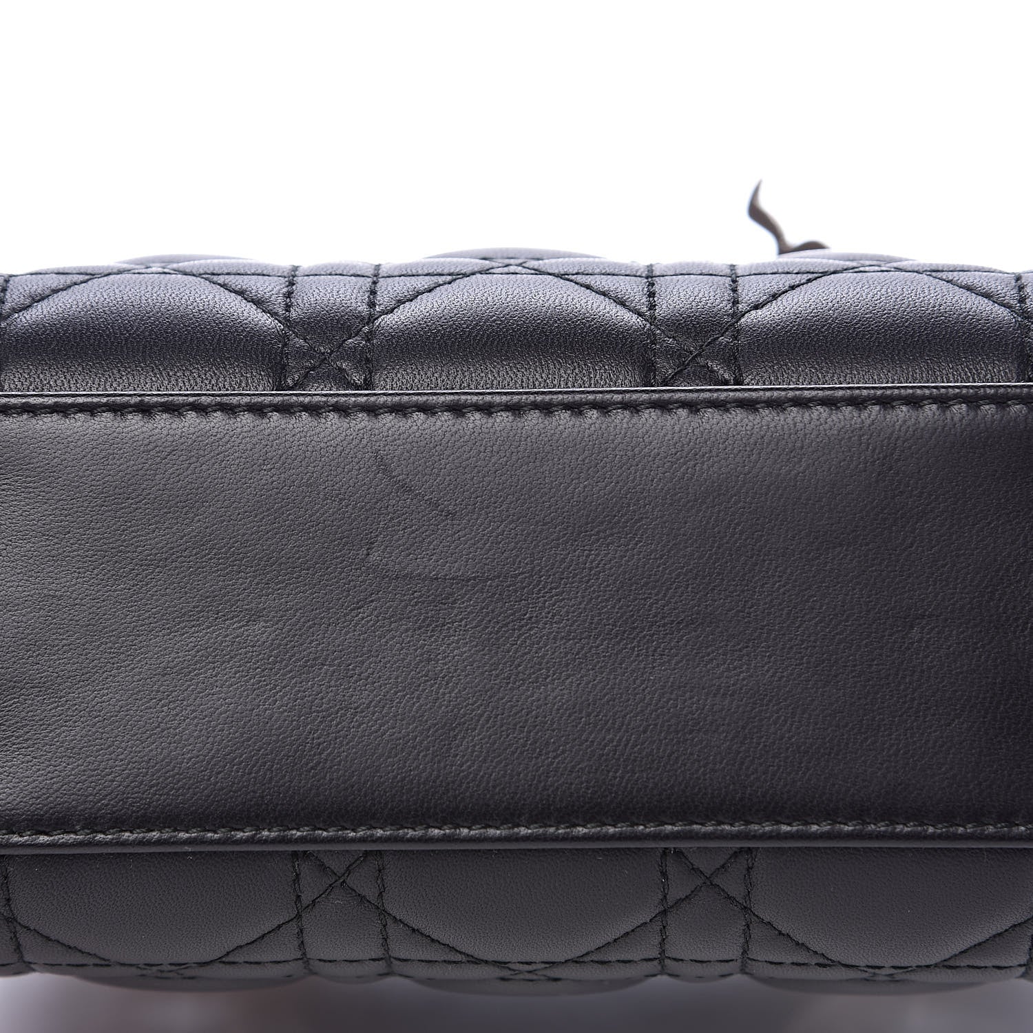 Christian Dior Lambskin Cannage Mini Lady Dior Black 10 of 12