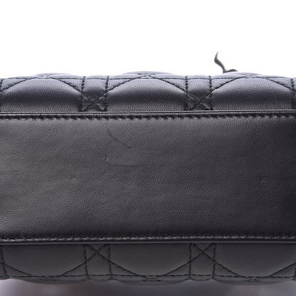 Christian Dior Lambskin Cannage Mini Lady Dior Black 10 of 12